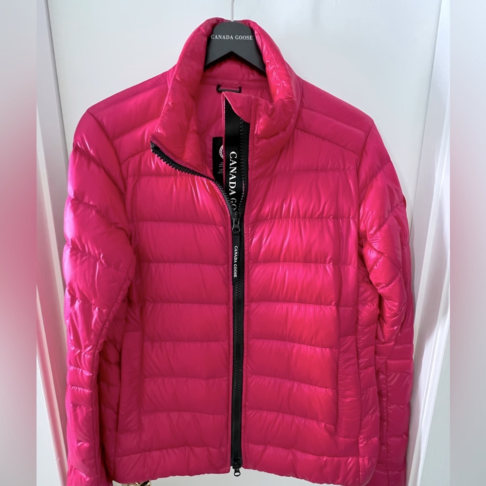Authentic Canada Goose women’s Cypress down jacket in pink preloved.